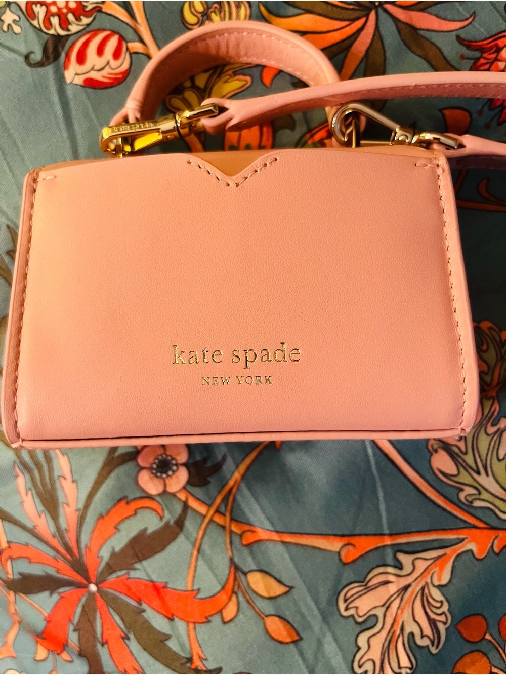 kate spade light pink mini crossbody with jeweled buckle - Picture 3 of 9